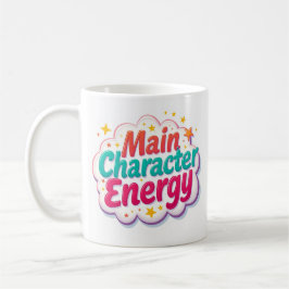 Huvudkaraktärsenergi Färgrik Kaffemugg