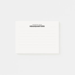 Huvudkontor för Organiserat Kaos | Rolig Kontorshu Post-it Block