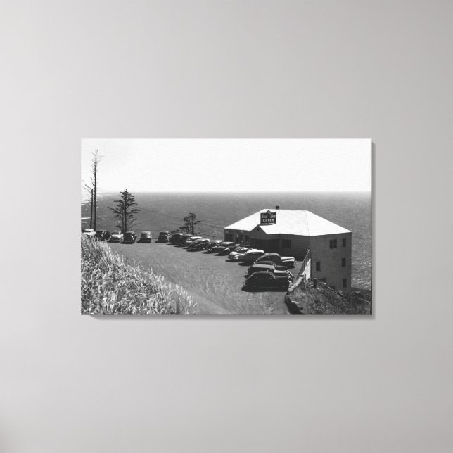 Huvudkontoret för Oregon Kusten Sea Lejon Caves Canvastryck (Framsida)