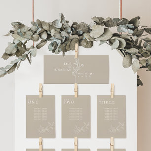 Huvudkort för elegantens minimalistiska svep-sätes meny