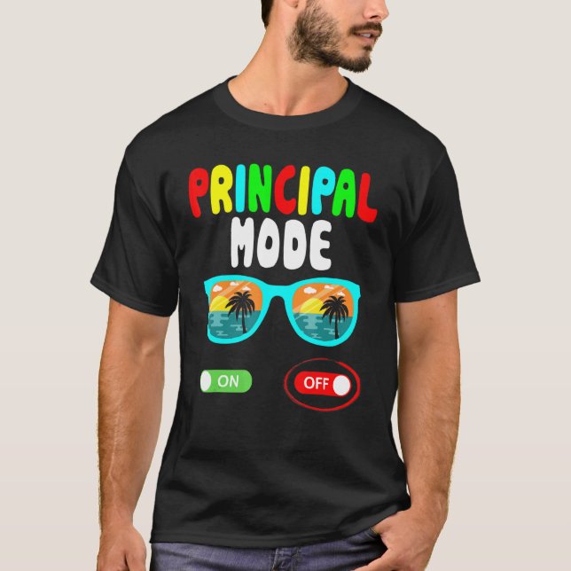 Huvudläge av sista dagen för sommaruppehållet i sk t shirt (Framsida)