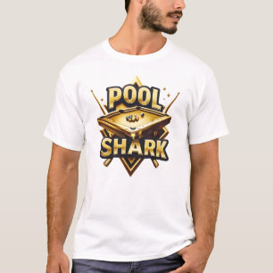 Huvudlinje: Bassäng-haj på Bord T Shirt