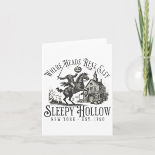 Huvudlös ryttare Sleepy Hollow Jack O Lantern Hal Kort