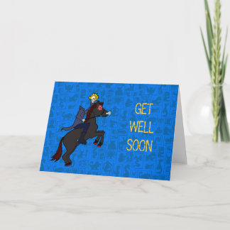 Huvudlös skicklig ryttare kort