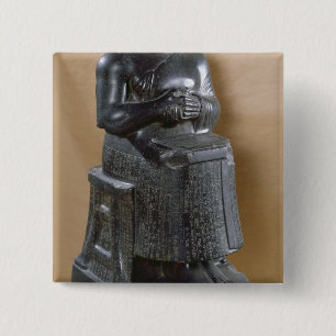 Huvudlös staty av Prince Gudea som Knapp