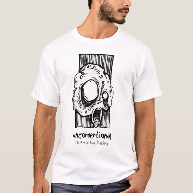 "Huvudlösa Phil" vitT-tröja T Shirt (Framsida)