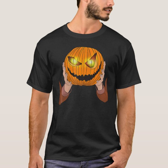 Huvudlöst Manar, dumskalle för Halloween Pa T Shirt (Framsida)
