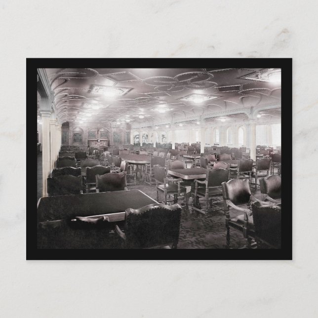 Huvudmatrum Titanic Vykort (Framsida)