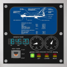 Huvudpanel för utrymmesknappar