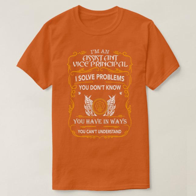 HUVUDPRINCIPEN FÖR ASSISTANT VICE T SHIRT (Design framsida)