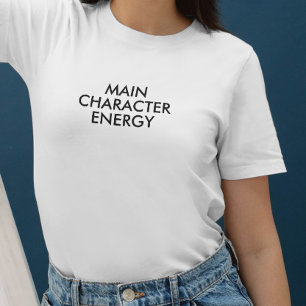 Huvudsaklig energi Kute Modern White för kvinnor T Shirt
