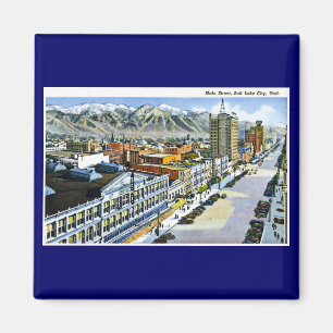 Huvudsaklig gata, Salt Lake City, Utah Magnet