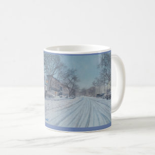 Huvudsaklig gataLong Island New York Kaffemugg