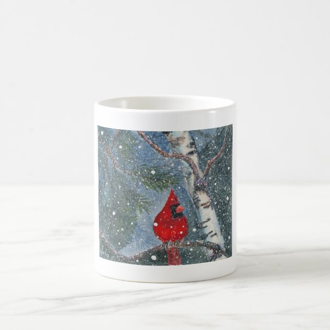 Huvudsaklig kaffemugg för snöig vinter (Center)