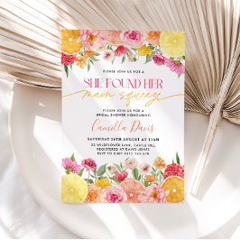 Huvudsaklig Lemon-Möhippa för Bright Citrus Lemon Inbjudningar