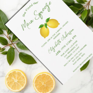 Huvudsaklig Lemon-Möhippa Inbjudningar