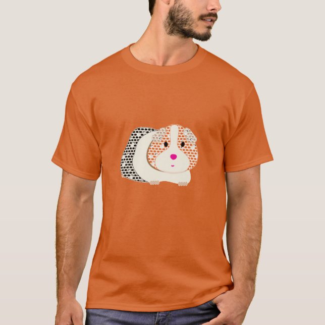 Huvudsaklig man för försökskanin tee shirt (Framsida)