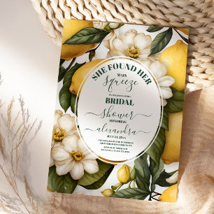 Huvudsaklig Möhippa för Lemon med modern vattenfär Inbjudningar