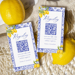 Huvudsaklig Möhippa Lemon-registreringskod QR-kod Tilläggskort