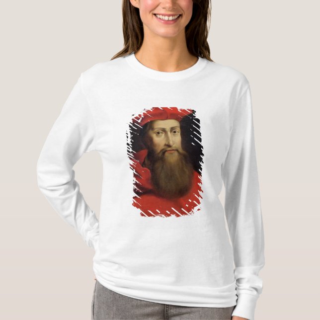 Huvudsaklig Reginald Pole ärkebiskop av Canterbury T-shirt (Framsida)