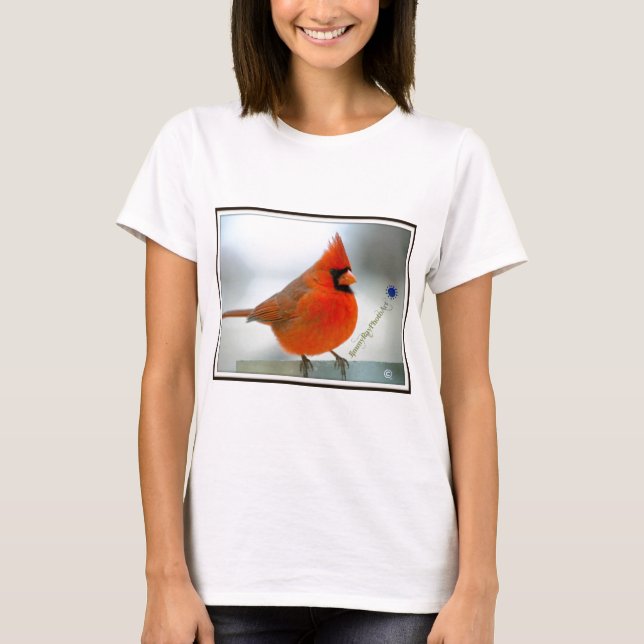 Huvudsaklig röd fågel tee (Framsida)