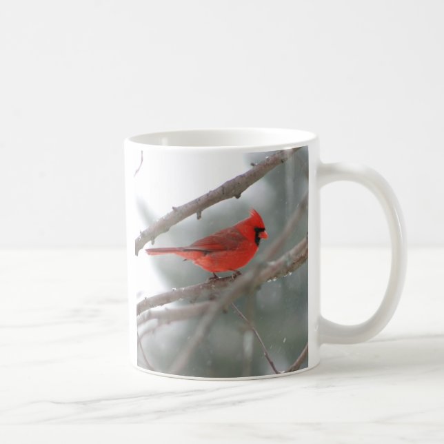 Huvudsaklig röd fågelmugg kaffemugg (Höger)