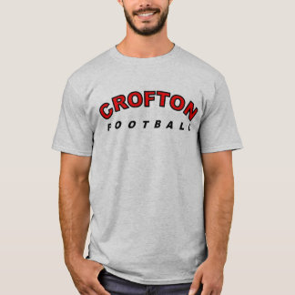 huvudsaklig skräddarsy croftonfball - t-shirt