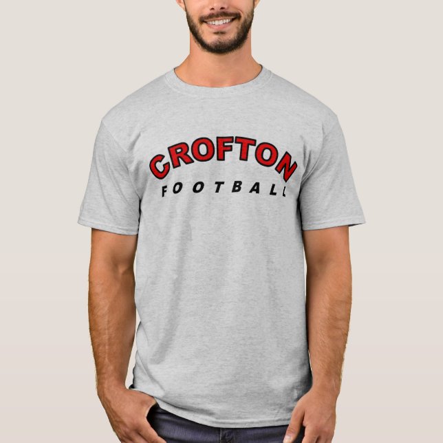 huvudsaklig skräddarsy croftonfball - tee (Framsida)