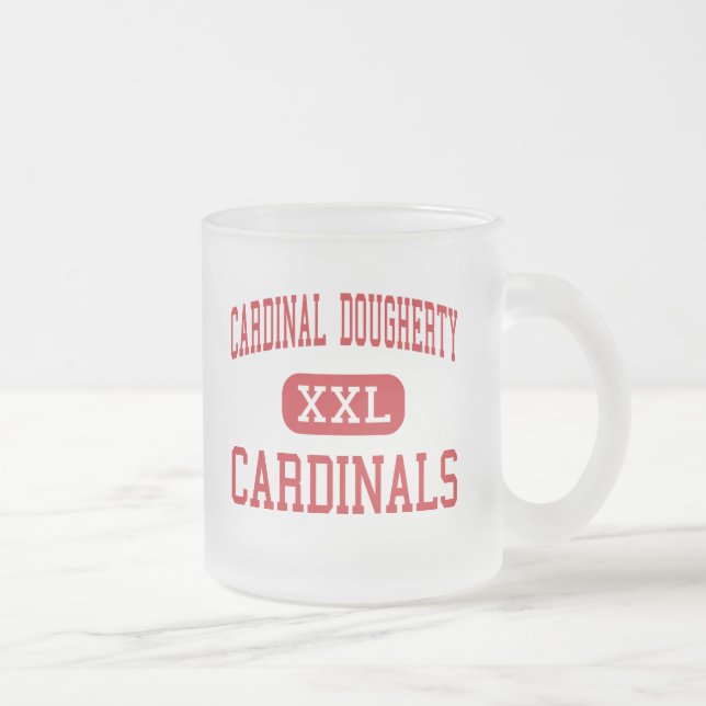 Huvudsakliga Dougherty - kardinaler - Philadelphia Frostad Glasmugg (Höger)