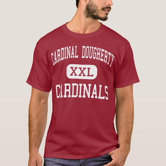 Huvudsakliga Dougherty - kardinaler - Philadelphia T-shirt (Framsida)