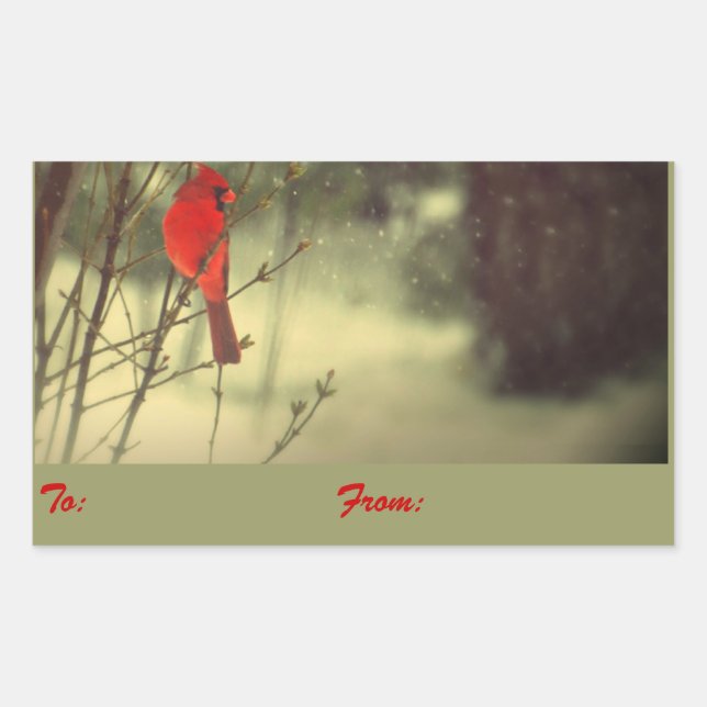 Huvudsakliga helgdaggåvamärkre rektangulärt klistermärke (Framsida)