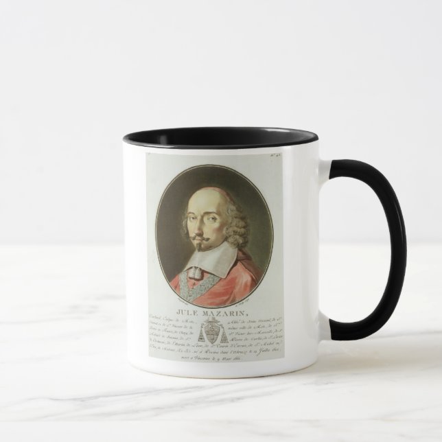 Huvudsakliga Jules Mazarin (1602-61) från Mugg (Höger)