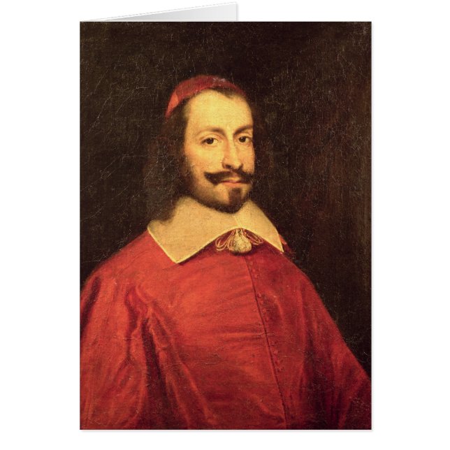 Huvudsakliga Jules Mazarin Hälsningskort (Framsidan)