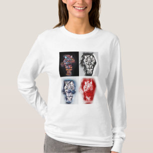 Huvudsakliga trender för Funky av konsthandling T Shirt