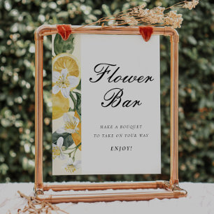 Huvudskylt för Möhippa för högsälj blomma i Pub Poster