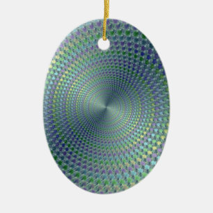 Huvudsmärtor Fractal Julgransprydnad Keramik