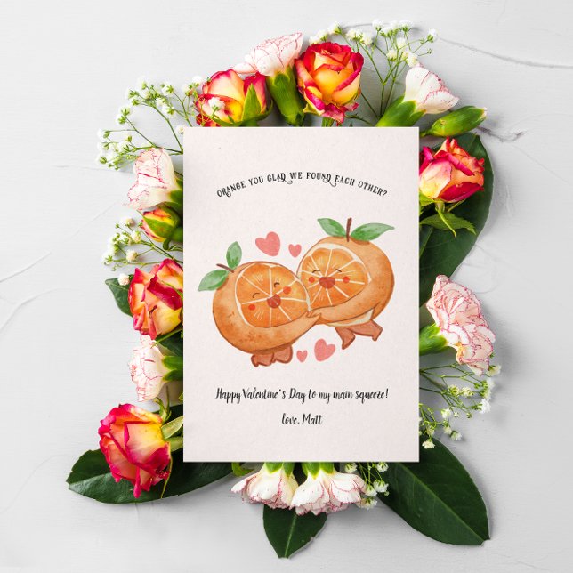 Huvudsmörgåb Valentine-kort Kort (Skapare uppladdad)