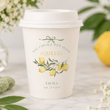 Huvudsqueeze Citrus Sage Grön Bröllopsdusch