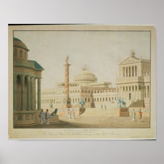 Huvudstad, ange design för Titus Poster (Framsidan)