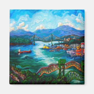 Huvudstad Backe Magnet