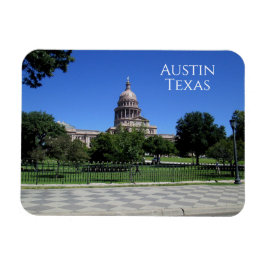 Huvudstad Bygger Austin Texas Magnet