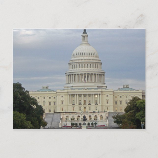 Huvudstad Byggnad i Stater Vykort (Framsida)