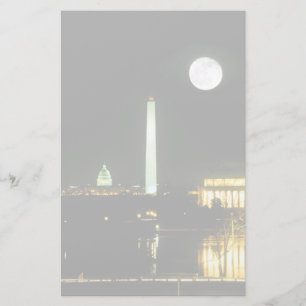 Huvudstad Byggnad, Lincoln Memorial, Washington Brevpapper