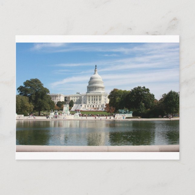 Huvudstad byggnad vykort (Framsida)