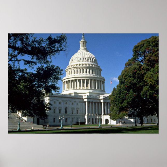 Huvudstad Byggnad, Washington, D.C., Förenta state Poster (Framsidan)