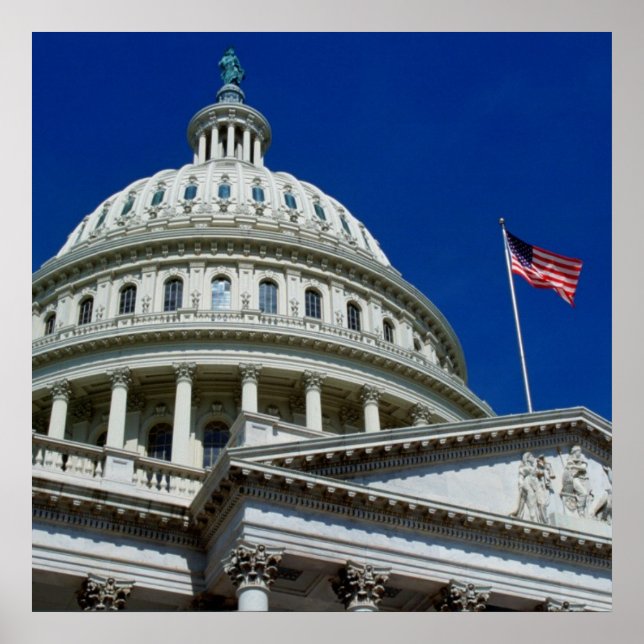 Huvudstad Byggnad, Washington, Förenta staterna Poster (Framsidan)