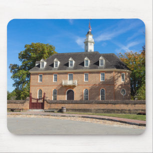 Huvudstad byggt i Colonial Williamsburg Musmatta