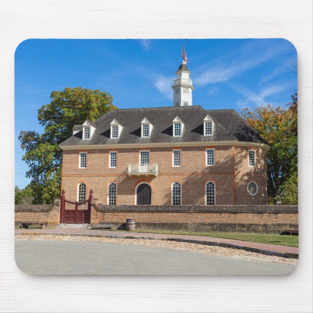 Huvudstad byggt i Colonial Williamsburg Musmatta (Framsidan)
