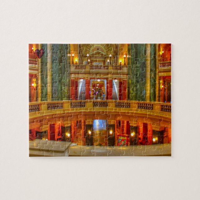 Huvudstad Chambers Wisconsin Jigszle Puzzle Pussel (Horisontell)