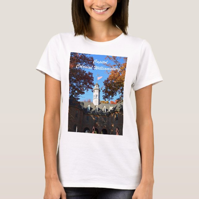 Huvudstad, Colonial Williamsburg Tee Shirt (Framsida)